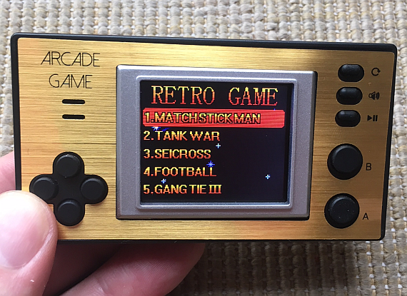 orb gaming retro handheld console game list