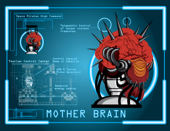 Metroid: Mother Brain Is An Iconic Villain | AUSRETROGAMER