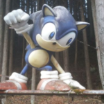 Sonic Statue in Japan Countryside is Restored!