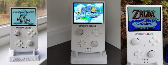 WiiBoy Color : une vraie Wii aussi compacte qu'un Game Boy Color