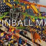 A Full-Sized Working K’nex Pinball Machine