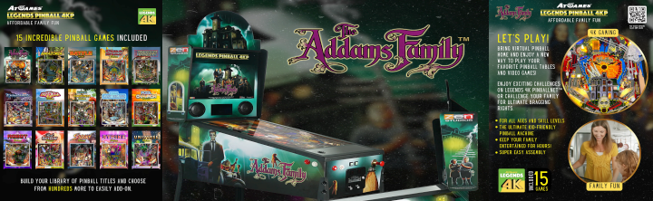 Preorder- Legends Pinball 4KP - The Addams Family™ (Standard Edition)